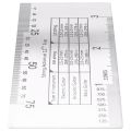 Baroque String Action Ruler Gauge Tool For Guitar And Acoustic Guitar. 