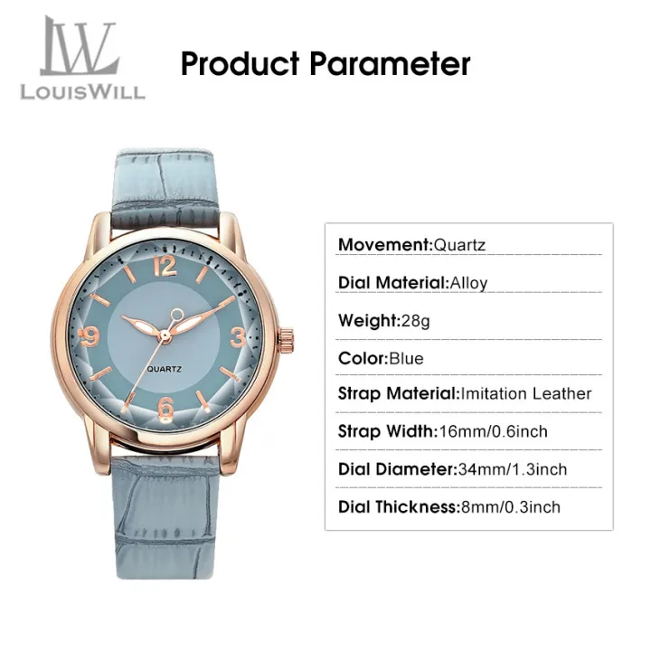 %E3%80%90Get%20the%20Perfect%20Fit%E3%80%91%20LouisWill%20Women's%20Watch%20Fashion%20Quartz%20Movement%20Belt%20Watch%20Strap%20Watches%20Two-color%20Design%20Cutting%20Surface%20Elegant%20Design%20Watch%20Wristwatch%20With%20Luminous%20Pointer%20-%20Image%203