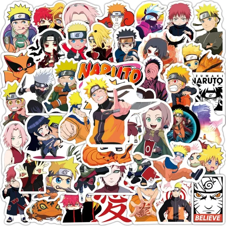 50/100pcs%20Anime%20NARUTO%20Stickers%20Cool%20Uzumaki%20Naruto%20Sticker%20Notebook%20Car%20Bike%20Motorcycle%20Stationery%20Laptop%20Kid%20Decal%20Toys%20Gift%20-%20Image%205