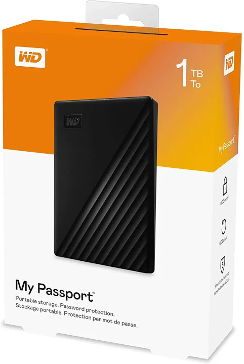 1 TB  WD external hard disk