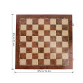 Wooden Chess Set 3 in 1 Educational Wooden Chess Checkers Set for Adults. 
