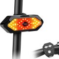 Bike Turn Signals Remote Control Bicycle Direction Indicator MTB LED Rear Light USB Rechargeable Cycling Taillight Horn. 