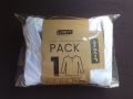 Liveit White Long Sleeve Henley T-Shirt. 