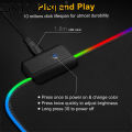 Skyloong LED Luminous Colorful Lights RGB Gaming Mouse Pad Keyboard Mat for Computers. 