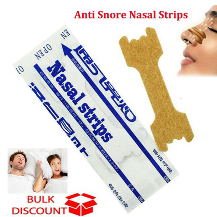 50 Pack Anti Snoring Nasal Strips Sleep Right Aid To Breathe Better Stop Snoring