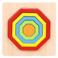 Toys Shape Puzzle Montessori Sorting Puzzle Toddlers Activities Preschool Learning Early Gifts For Kids. 
