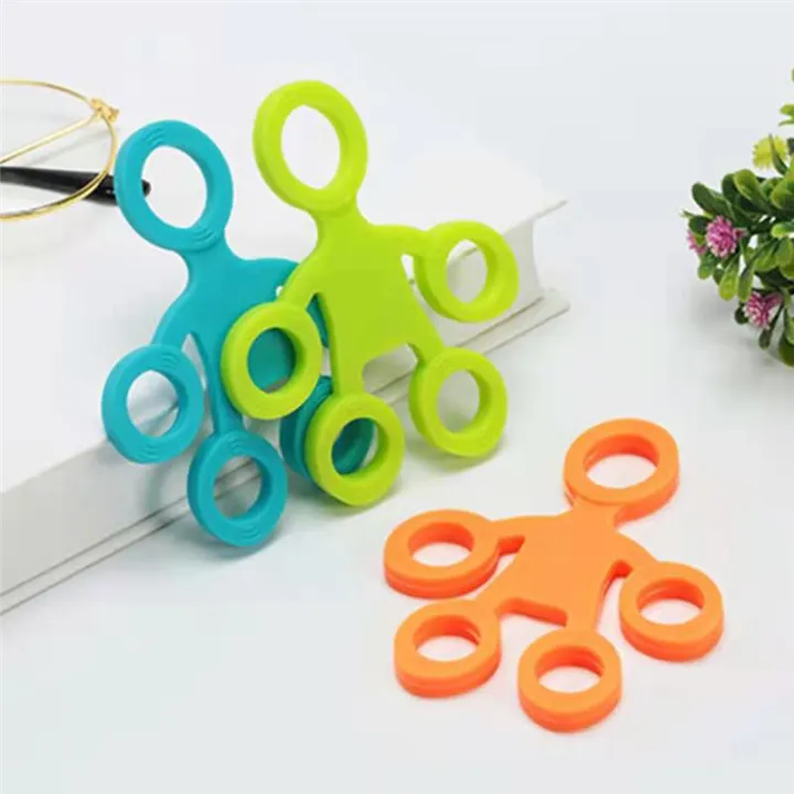 Finger Compression Test Fixture Finger Ring Exerciser Silicone Humanoid Finger Tensioner Stretcher ...