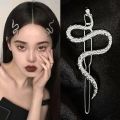 2/3Pcs New Gothic Punk Metal Snake Medusa Hairpin Hair Clip for Women Side Bangs Holder Girls Retro Barrettes Jewelry Headwear. 