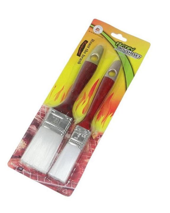 Barbeque Oil Brush - 2 Pcs - Multi Color