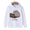 Sweatshirts Manga Cartoon Pusheen Cat Hoodie Funny Children Cat Clothes Kid Girl Boy Manga Sweatshirt Hoody Baby Casual Top. 