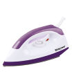 Dry iron with one year warranty. 