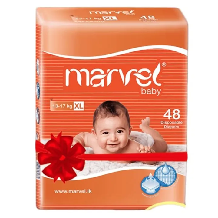 Marvel Baby Diapers - XL - 48 Pcs.