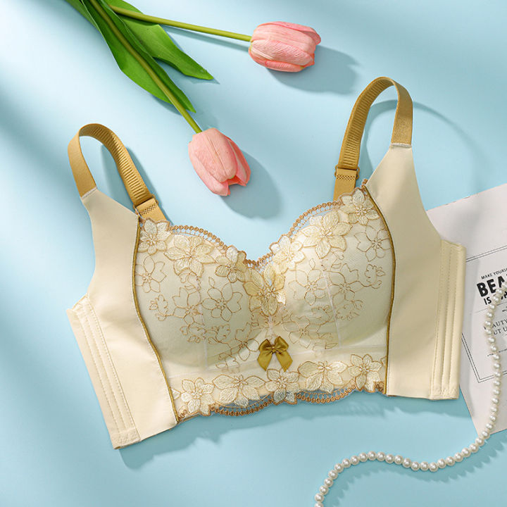 TZ%20Big%20Red%20Underwear%20Women's%20Unrimmed%20Adjustable%20Front%20Buckle%20Lace%20Tucked-up%20Breast%20Push-up%20Bra%20Set%20-%20Image%208