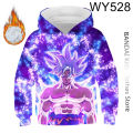 Anime Dragon Ball Hoodie Kids Coat for Boys Goku Hoodie Kids Fashion Sweatshirt Casual Long Sleeve Spring Men Women Pullover. 
