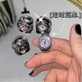 Minimalist Finger Watch Ring, Mini Watch That Tells Time, Retro Personality Mini Watch for Men and Women, Ultra-Small Watch That Can Tell Time. 