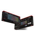 Fantech K613 Aluminum Alloy RGB 87 Keys Backlit Membrane Wired Gaming Keyboard. 