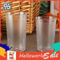 HelloWorld 210/280/350/450ml Drinking Glass Restaurant Style Breaking Resistant Transparent Acrylic Highball Drinking Tumbler for Party. 