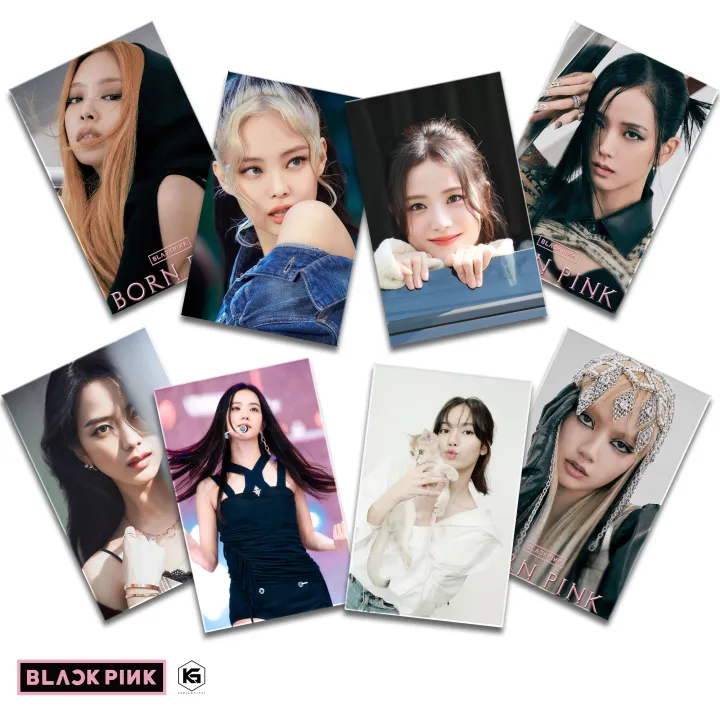 KPOP%20BLACKPINK%20Photocards%20JISOO%20JENNIE%20LISA%20ROSE%20Collectible%20Glossy%20LOMO%20Card%20Set%2032PCS%20-%20Image%202