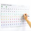 100 Days Countdown Annual Plan Calendar Learning Schedule Periodic Planner Table For Kids Study Planning. 