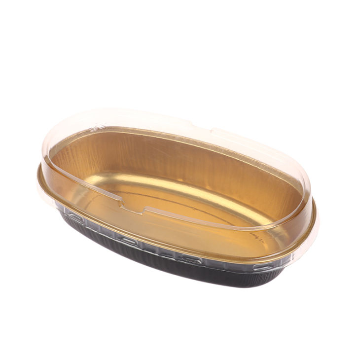 Disposable Tinfoil Box Rectangular With Lid Tinfoil Bowl Grilled Fish...