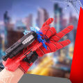 Lumina Spider Gloves Man Web Launcher for Kids Spider Kids Plastic Cosplay Glove Hero Movie Wrist Toy Set Funny Decorate Children Funny Educational Toys. 