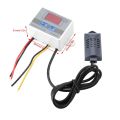 Durable XH-W3005 Digital Hygrometer 0~99%RH LCD Display Humidity Controller Humidistat Switch 12V Humidity Sensor Industrial Use. 