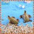 HI-SUHE Resin Ornaments, Sea Turtle Model Landscape Flowerpot Decoration Landscape Prop, Aquarium Fish Tank Decoration Resin Mini Sea Turtle. 