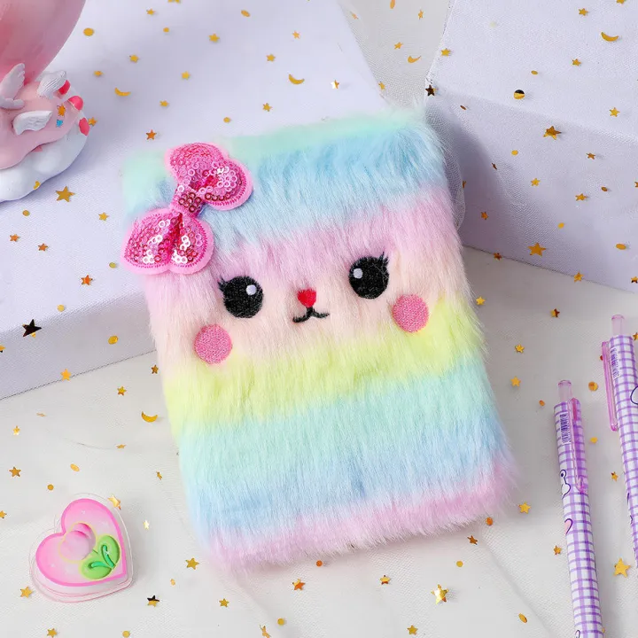Plush%20Notebook%20Cute%20Girl%20Embroidery%20Hand%20Ledger%20Student%20Award%20Diary%20Record%20Book%20Autumn%20and%20Winter%20New%20Cartoon%20-%20Image%208