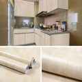 Moisture-Proof PVC Wood Grain Wall Sticker Self-Adhesive Waterproof Home Decoration TV Background Wallpaper for Living Room and Furniture Renovation (S 20cm1m, L 40cm1m). 