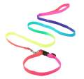 Pet Dog Leash Lead with Rainbow Colors Colorful for Small and Mediume Dogs. 