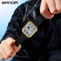 Sanda Fashion Men's Watches 50M Waterproof Sports Casual  Wristwatch for Male Clock Relogios Masculino 6052. 