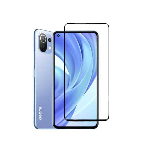 Lini Perfect FG Temp Mi 11 Lite Screen Protector Full Glue 9D Tempered Glass Full Cover New 2020 Protection Screen Guard for Xiaomi Mi 11 Lite