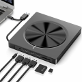 6 in 1 Burner Portable External USB3.0/Type-C Dvd-Rw Disc Optical Drive Dvd-Rom Burner Multifunction Dvd Drive, Easy to Use Fine Workmanship. 