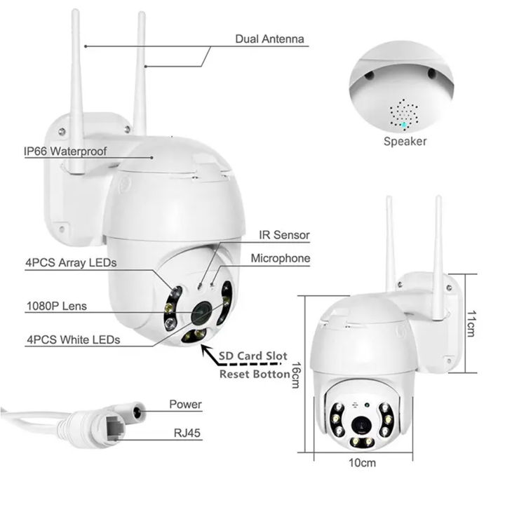 ICSEE%203MP%20Security%20WIFI%20Outdoor%20IP%20Camera%20PTZ%20Wireless%20IP%20Camera%20CCTV%20ICSEE%20/%20V380%20Pro%20-%20Image%209