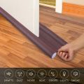 Door Twin Draft Guard Stopper Sound Proof Reduce Noise Door Bottom Sealing Weather Strip. 