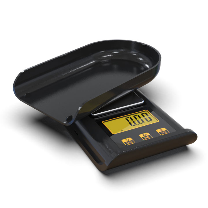 Migeet Electroni-c Kitchen Scale 500g/0.01g Palm Scales with Cal Weight High Precision Pocket Scales Portable Electroni-c Scales for Flour Category ,Jewelry, Gem, Coins LCD Display