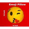 Happy Cool Emoji Pillow. 