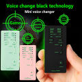New Voice Changer Mini Portable 8 Voice Changing Modulator With Adjustable Voice Functions Phone Computer Sound Mic Tool. 