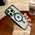 Luxury Magsafe Transparent Case For iPhone 16 15 14 13 12 11 Pro XS XR Max Mini 7 8 Plus SE 2022 Magnetic Wireless Charge Cover. 