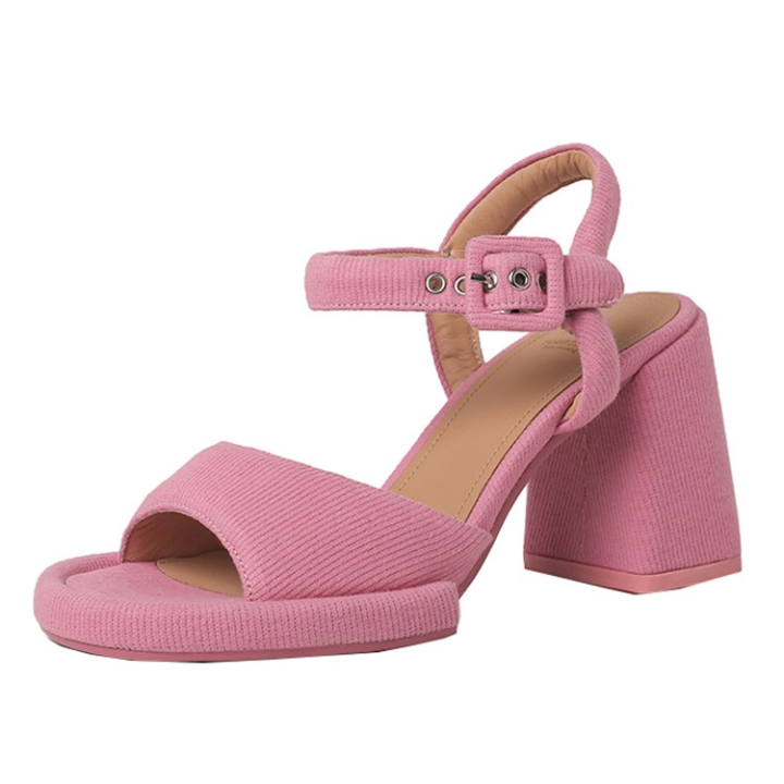 Barbie%20Pink%20Chunky%20Heels%20Open%20Toe%20French%20Chunky%20Heel%20Sandals%20for%20Women2023New%20Summer%20Roman%20Style%20Shoes%20-%20Image%203