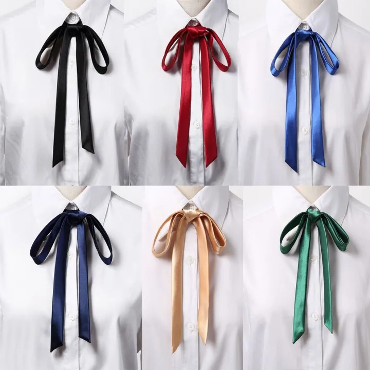 Fashion%20Thin%20Satin%20Bow%20Tie%20Vintage%20JK%20Fancy%20Necktie%20Knot%20Shirt%20Accessory%20Elegant%20Ribbon%20-%20Image%205