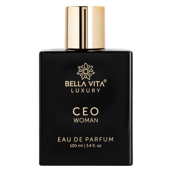 Bella Vita Luxury CEO Woman Eau De Parfum Perfume with Ylang Ylang, Vanilla, Musk, Tonka & Plum|Spicy Long Lasting EDP Liquid Fragrance Scent for Women 100ml NUZ