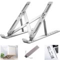 Laptop Stand – Folding Metal Laptop Desktop & Notebook Stand / Holder. 