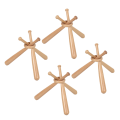 4 Set Wooden Baseball Stand Display Holder Softball Stand Display Baseball Stand Holder for Baseball Players Fans, Fine Workmanship. 