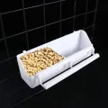 Parakeet Lovebird Finches Small Animals Food Dish Hanging Plastic Cage Cup Bird Feeder Water Drinker Feeding Bowl. 