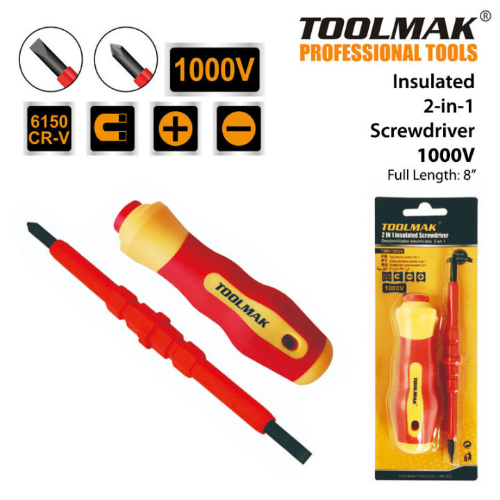 Insulated%20Professional%20Magnetic%20Electrician%20Screwdriver%20-%202%20in%201%20-%20TOOLMAK%20-%208"%20-%201000V%20-%20Image%202