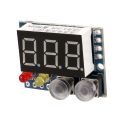 DC 0-100V LED Digital Voltmeter Buzzer Alarm Battery Indicator 5V 12V 24V Voltage Meter Tester over Charge Monitor. 