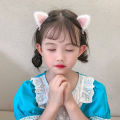 1 Pair Cute Children Hair Clips Candy Color Plush Felt Cat Ears Baby Girl Hairpins Sweet Kids Barrettes Party Hair Accessories. 