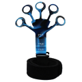 Finger Gripper Finger Exerciser Strength Trainer Recovery Physical Tools Guitar Finger Flexion Extension Training Easy to Use Blue. 