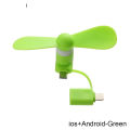 Portable Phone Fan 2 in 1 Type-C Small Mini Fan for Mobile Phone. 